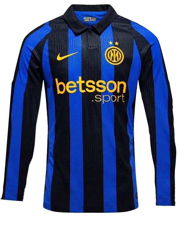 Inter milan home long sleeve jersey 2026-2027